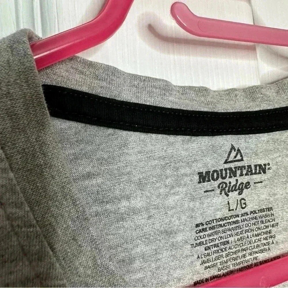 Mountain Ridge T-Shirt Grey Size Large - Picture 6 of 16